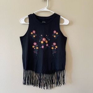 Girls Art Class embroidered fridge tank top